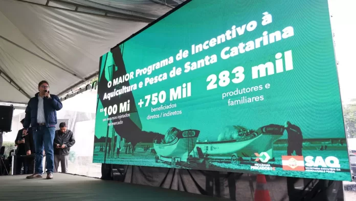 Governador Jorginho Mello lança Programa Pescados SC em Santa Catarina