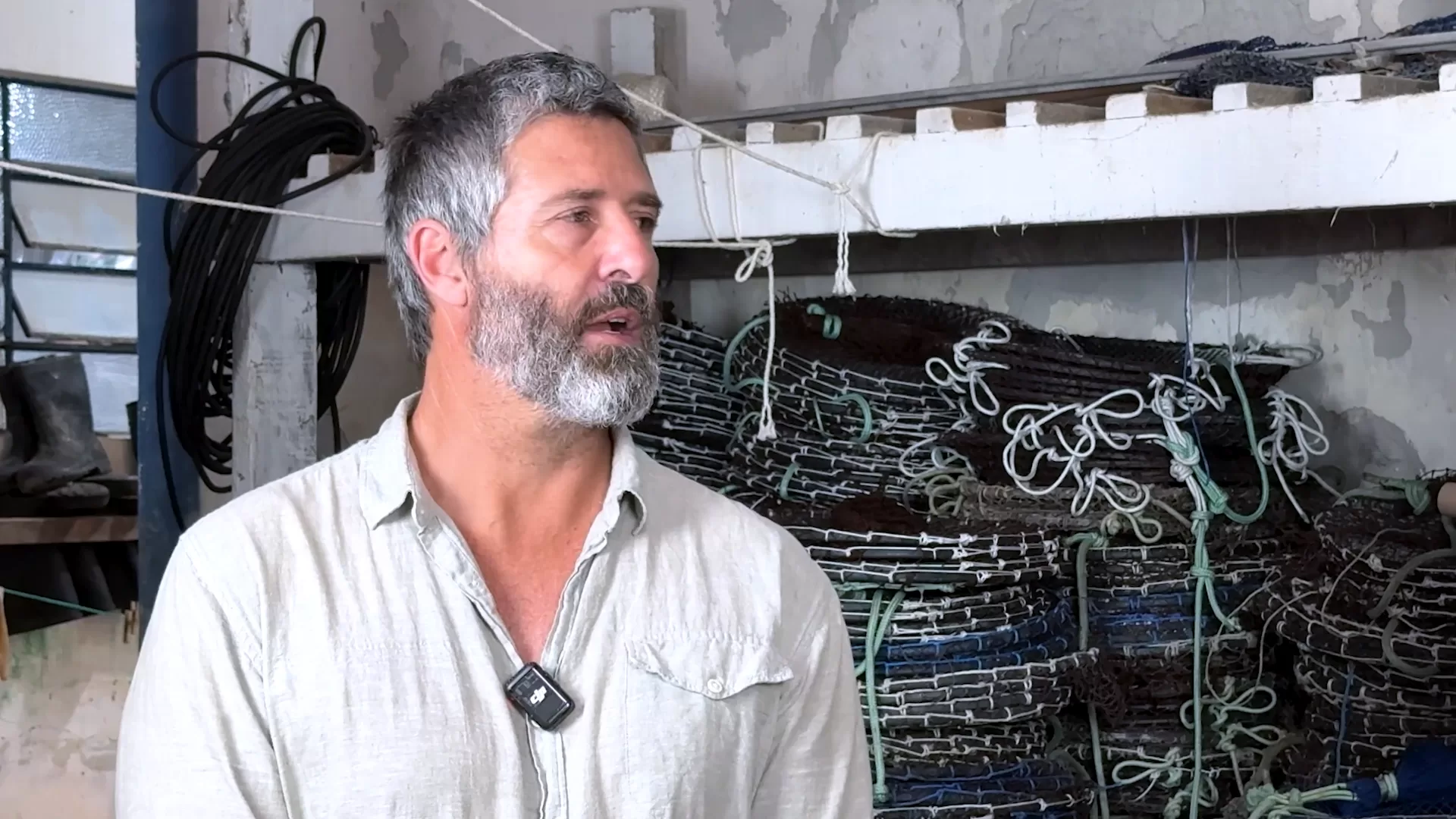 Professor Marcos Caivano Albuquerque durante entrevista