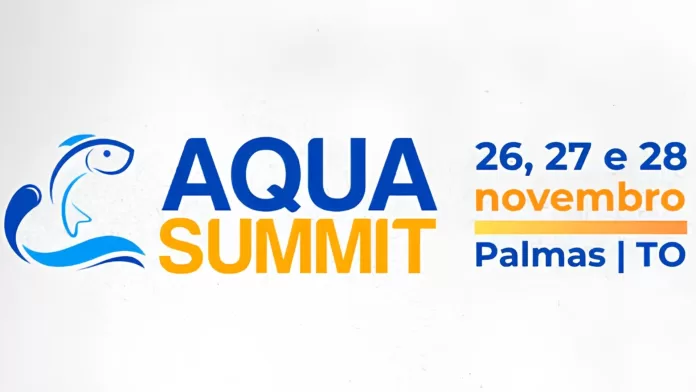 Logo oficial do Aqua Summit BR 2025 em Palmas, Tocantins
