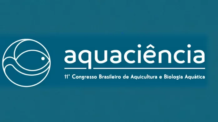 Logomarca oficial do Aquaciência 2025, Congresso Brasileiro de Aquicultura e Biologia Aquática