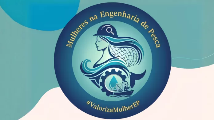 Arte institucional do movimento Mulheres na Engenharia de Pesca