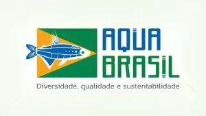 Logo do Projeto AquaBrasil voltado à exportação sustentável de peixes ornamentais