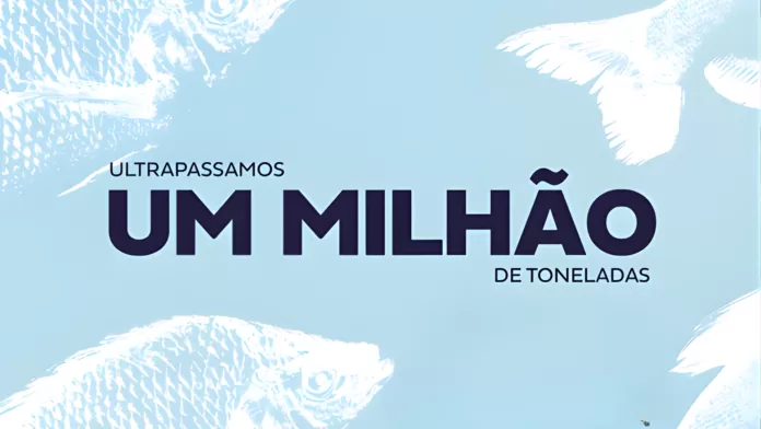 Capa do Anuário Brasileiro da Piscicultura Peixe BR 2026 destacando produção acima de 1 milhão de toneladas